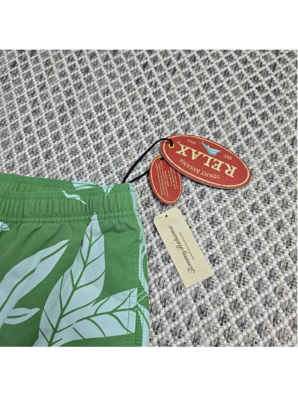 Tommy Bahama Relax Swim Trunks Mens XXL 2XL NWT Green Tropical Floral Lined